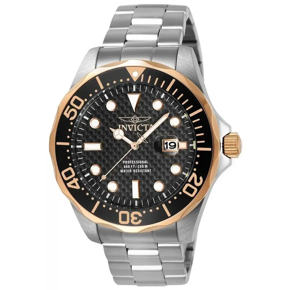 NWT Invicta 12567 Pro Diver | 3-Hand | Black | Men's Watch